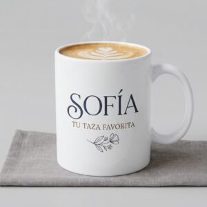 Taza Blanca de Cerámica